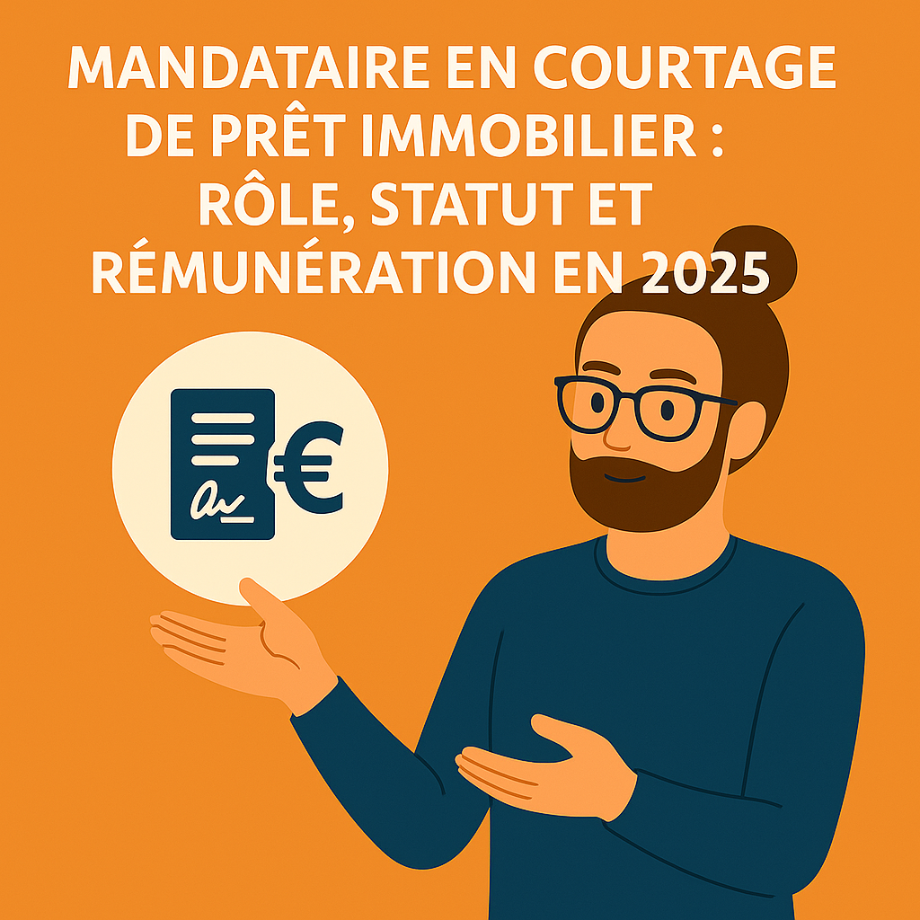 Mandataire en courtage de prêt immobilier : rôle, statut et rémunération en 2025