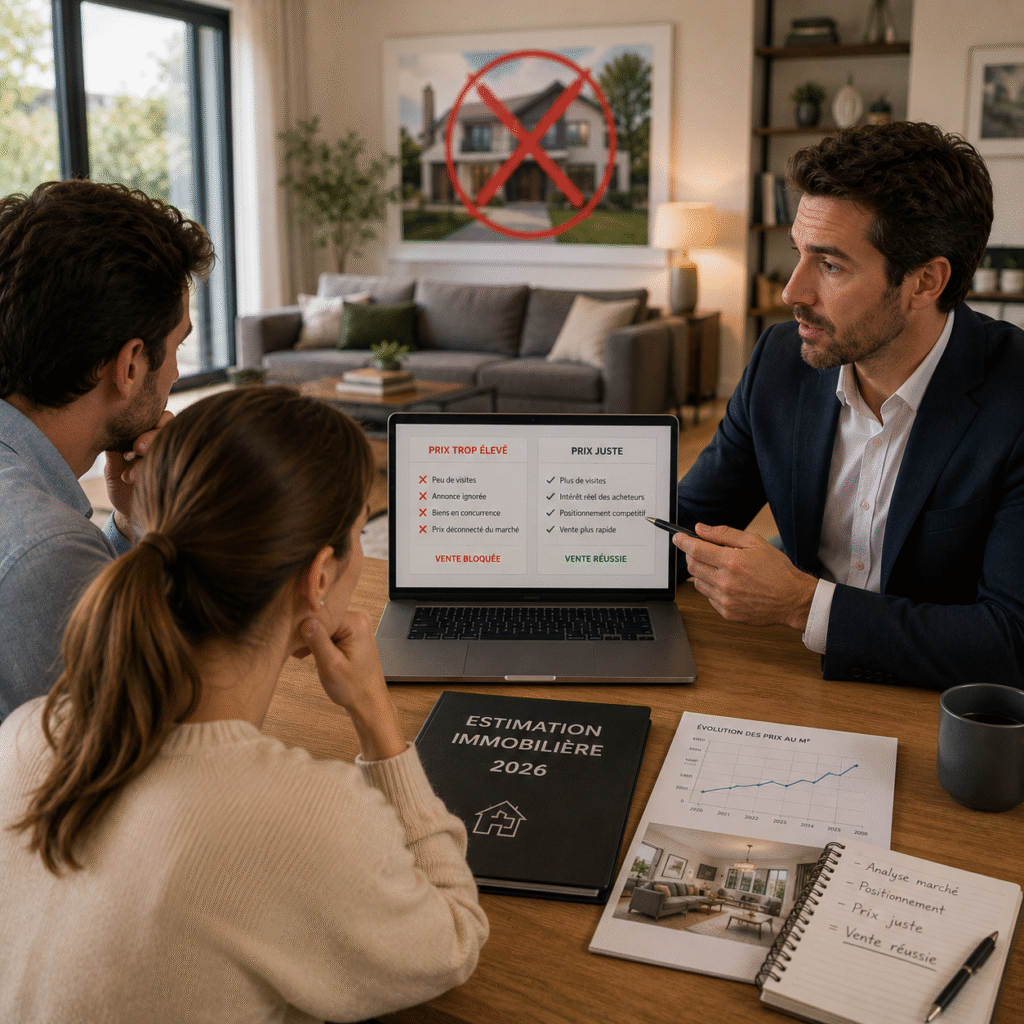 Estimation immobilière 2026 : ces erreurs de prix qui bloquent des ventes