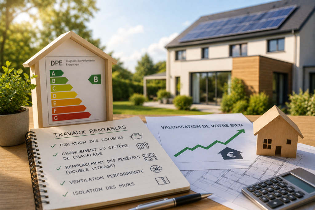 Améliorer le DPE de sa maison : les travaux qui font vraiment grimper la valeur