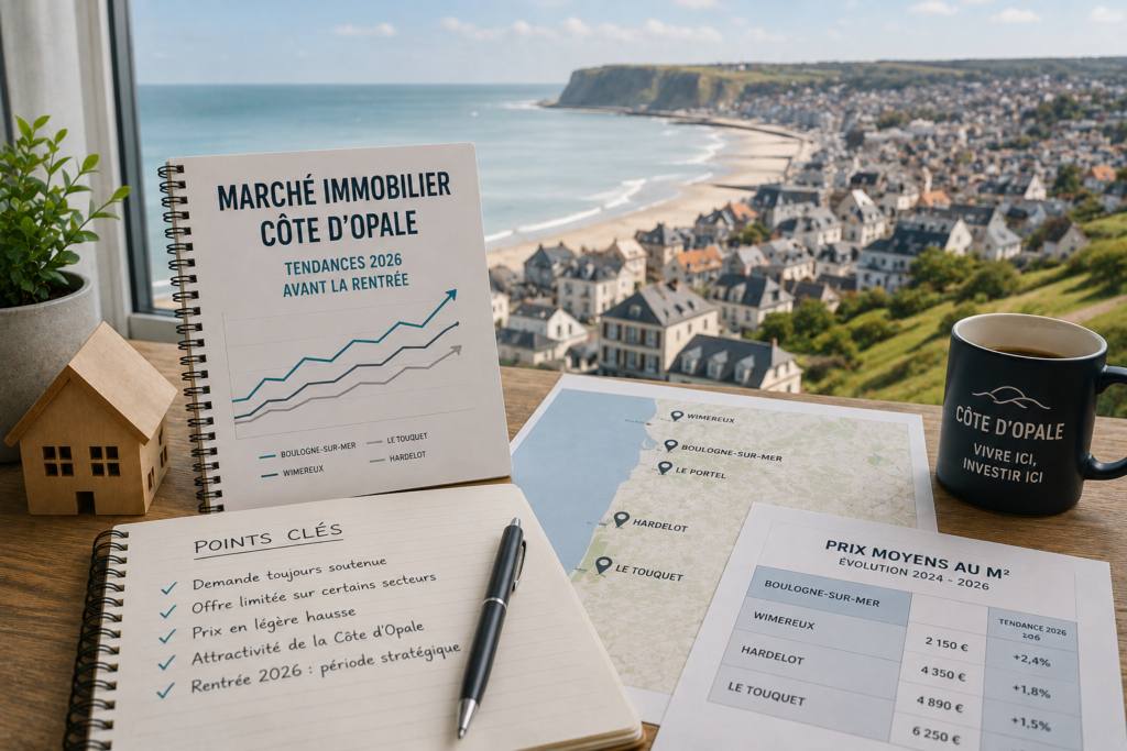 Prix immobilier Côte d’Opale : à quoi s’attendre avant la rentrée 2026
